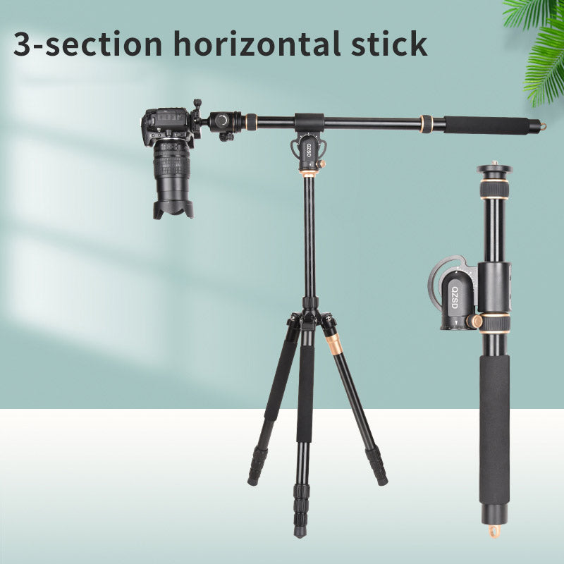 Q-YT03 Aluminum Alloy Horizontal Stand for Tripod Extender Adjustable Extension Rod 360-Degree Rotating Q-YT03 Aluminum Alloy Horizontal Stand for Tripod Extender Adjustable Extension Rod 360-Degree Rotating